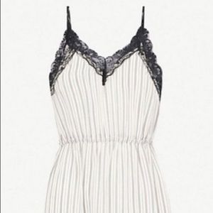 Sandro Satin Dress - white